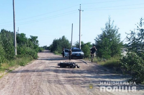 Нетверезий житель Сарненського району скоїв ДТП на краденому мотоциклі