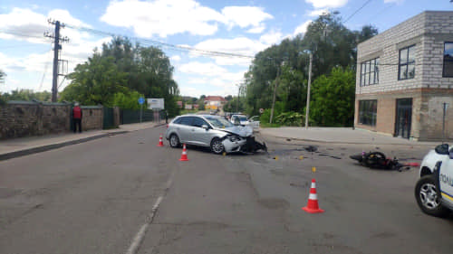 У ДТП в Дубно травмувався мотоцикліст