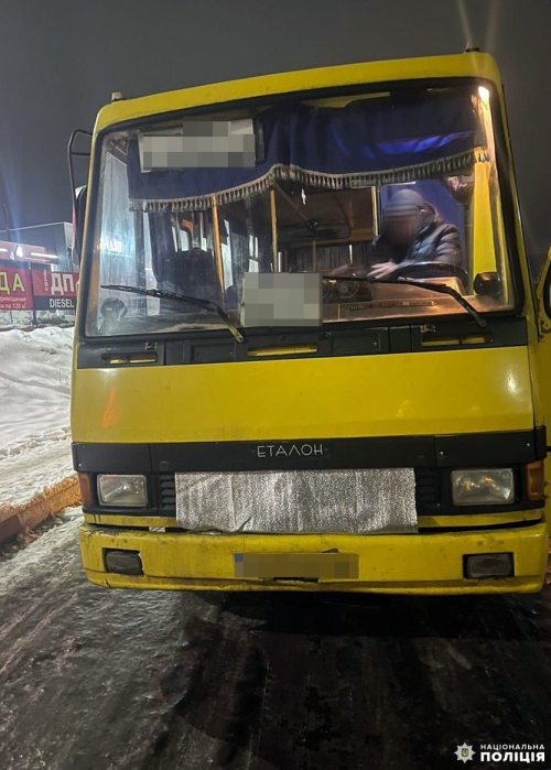 У Рівненському районі поліцейські склали протокол на нетверезого водія маршрутки