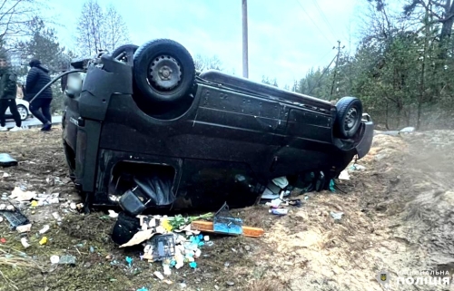 На Сарненщині в ДТП травмувалась пасажирка мікроавтобуса