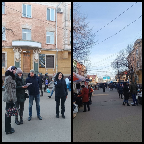 У Рівному продовжують опрацьовувати ринки на предмет пожежної безпеки та надзвичайних ситуацій