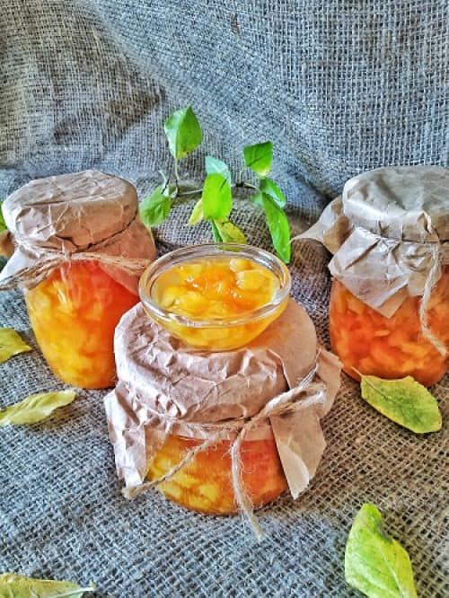 Апельсинова паста зі шматочками цукатів